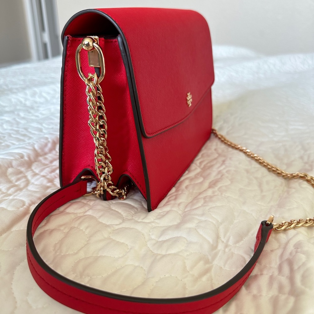 Tory Burch leather red bag